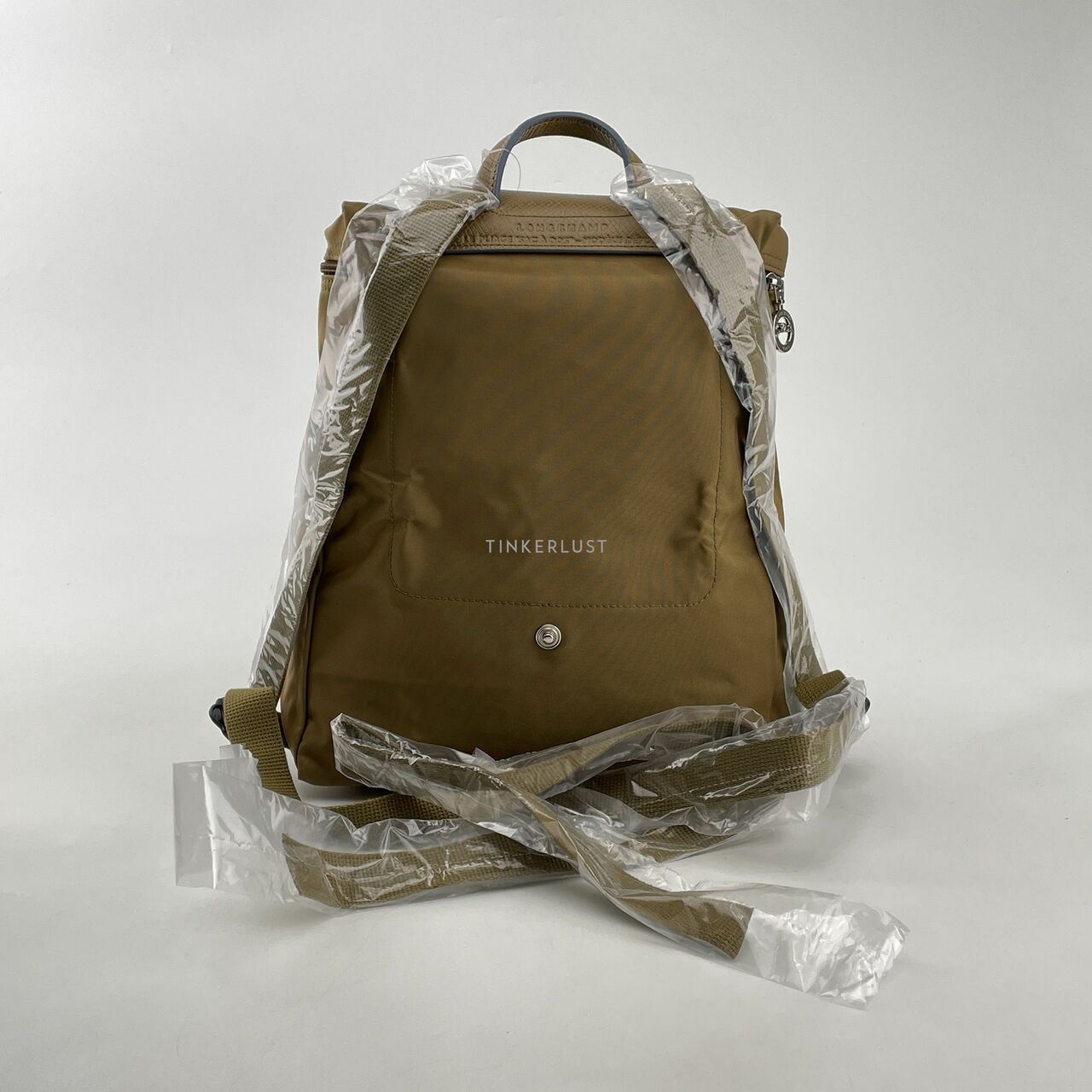 Longchamp L1699619P41 Le Pliage Khaki Backpack