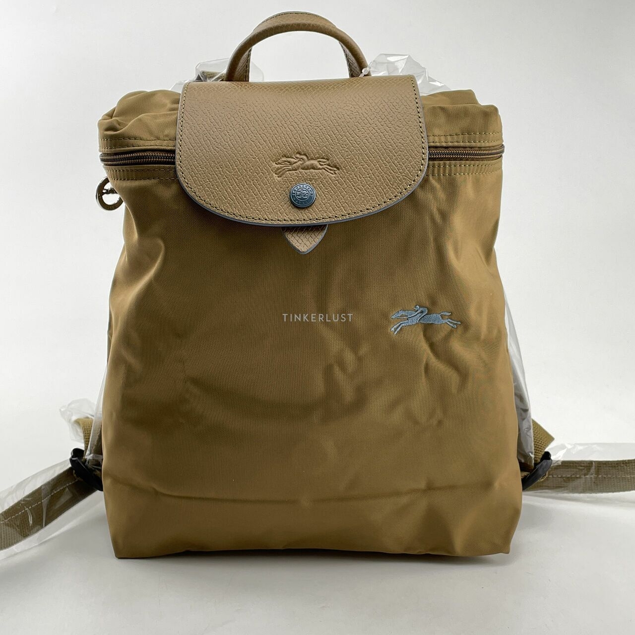 Longchamp L1699619P41 Le Pliage Khaki Backpack