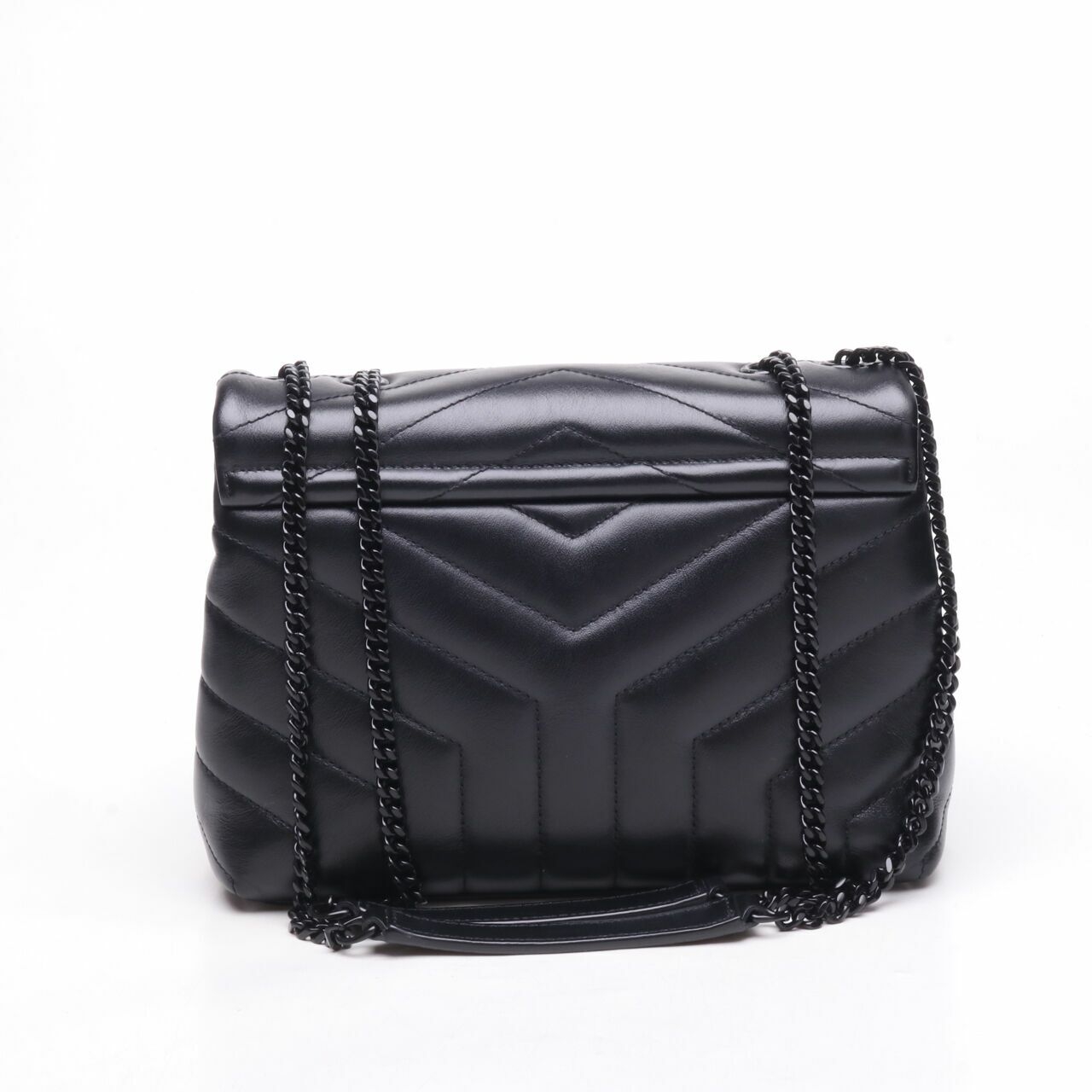 Saint Laurent Loulou Small All Black Shoulder Bag