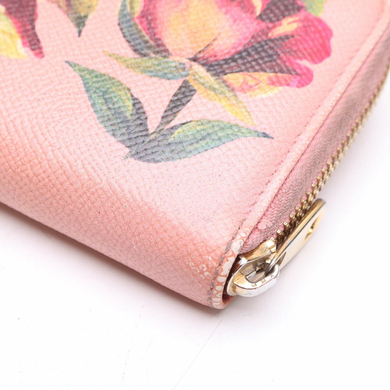 Dolce Gabbana Pink Floral Wallet