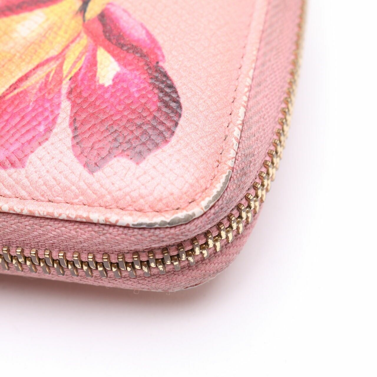 Dolce Gabbana Pink Floral Wallet