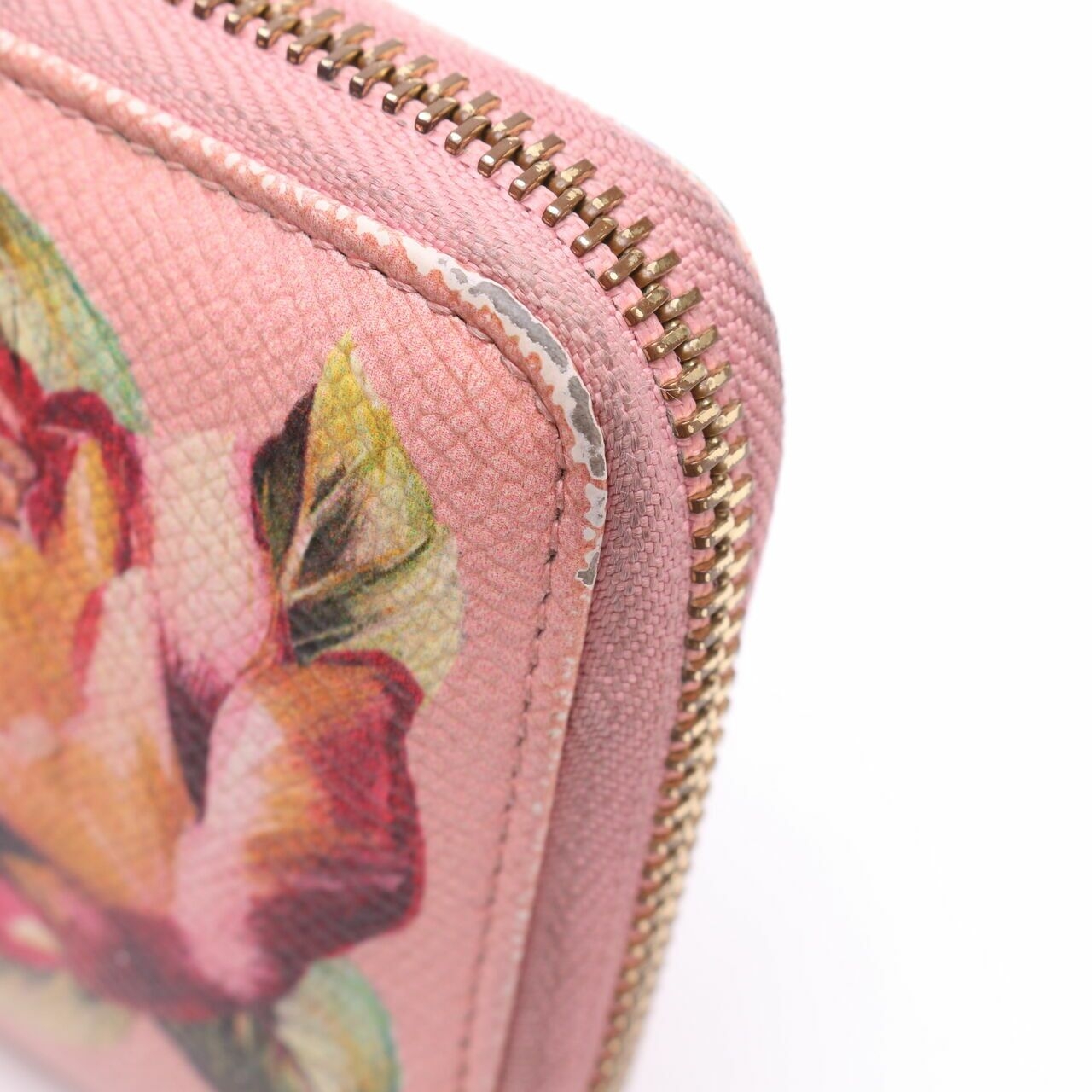 Dolce Gabbana Pink Floral Wallet