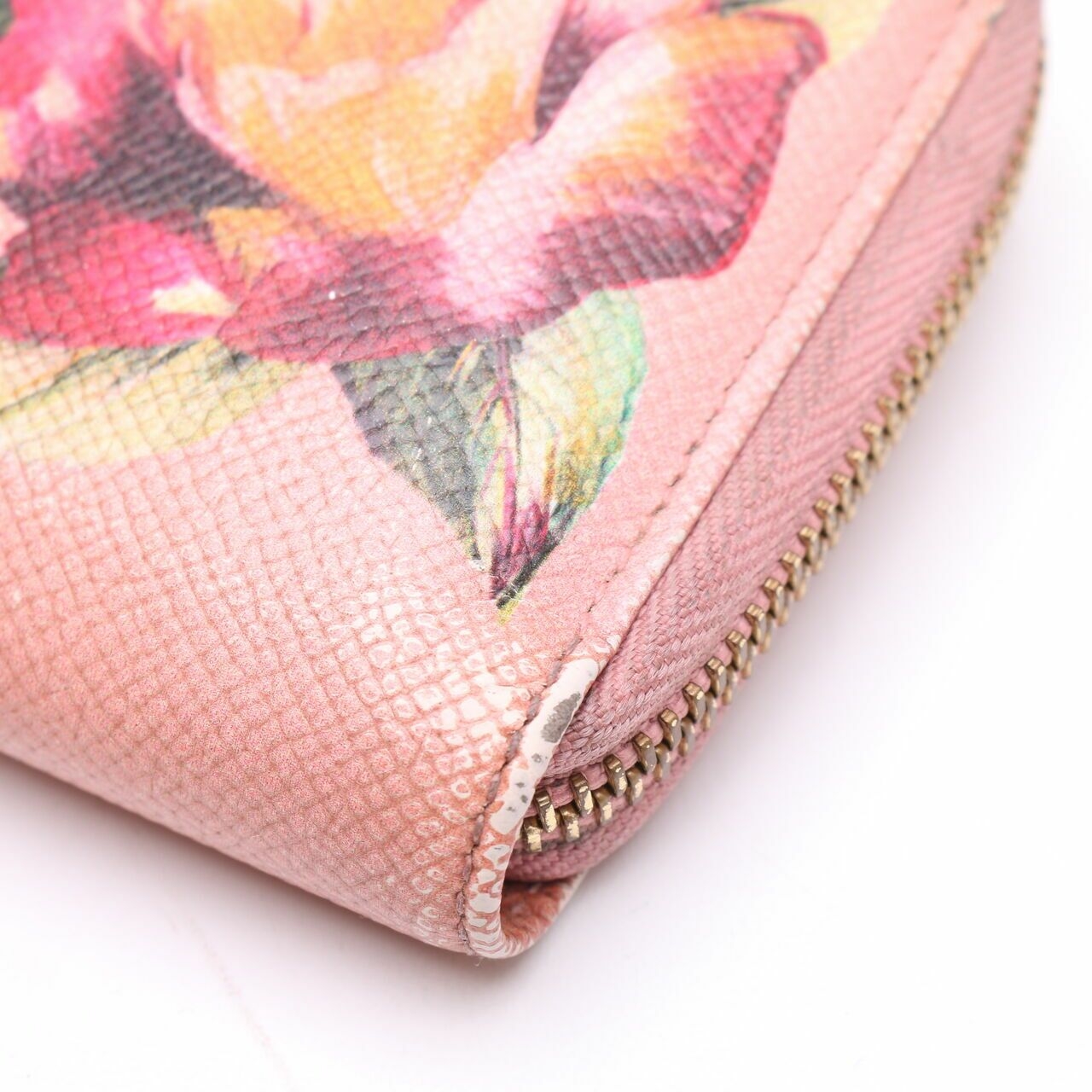 Dolce Gabbana Pink Floral Wallet