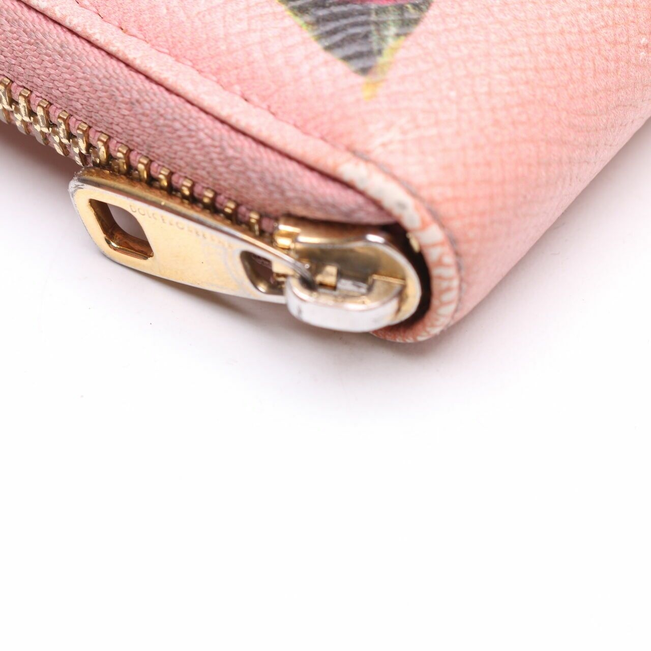 Dolce Gabbana Pink Floral Wallet