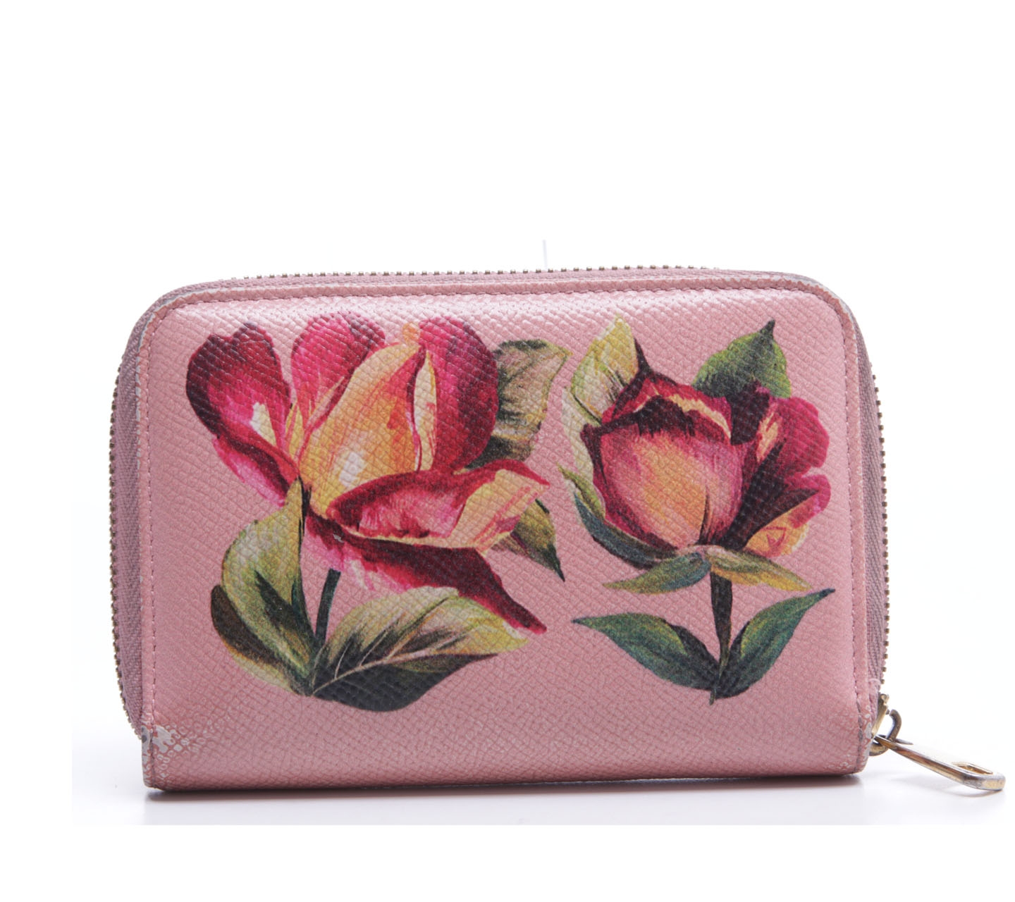 Dolce Gabbana Pink Floral Wallet