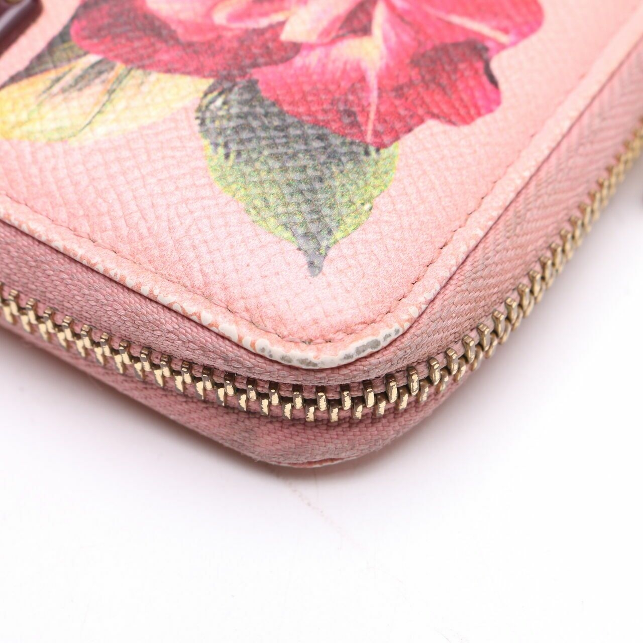 Dolce Gabbana Pink Floral Wallet