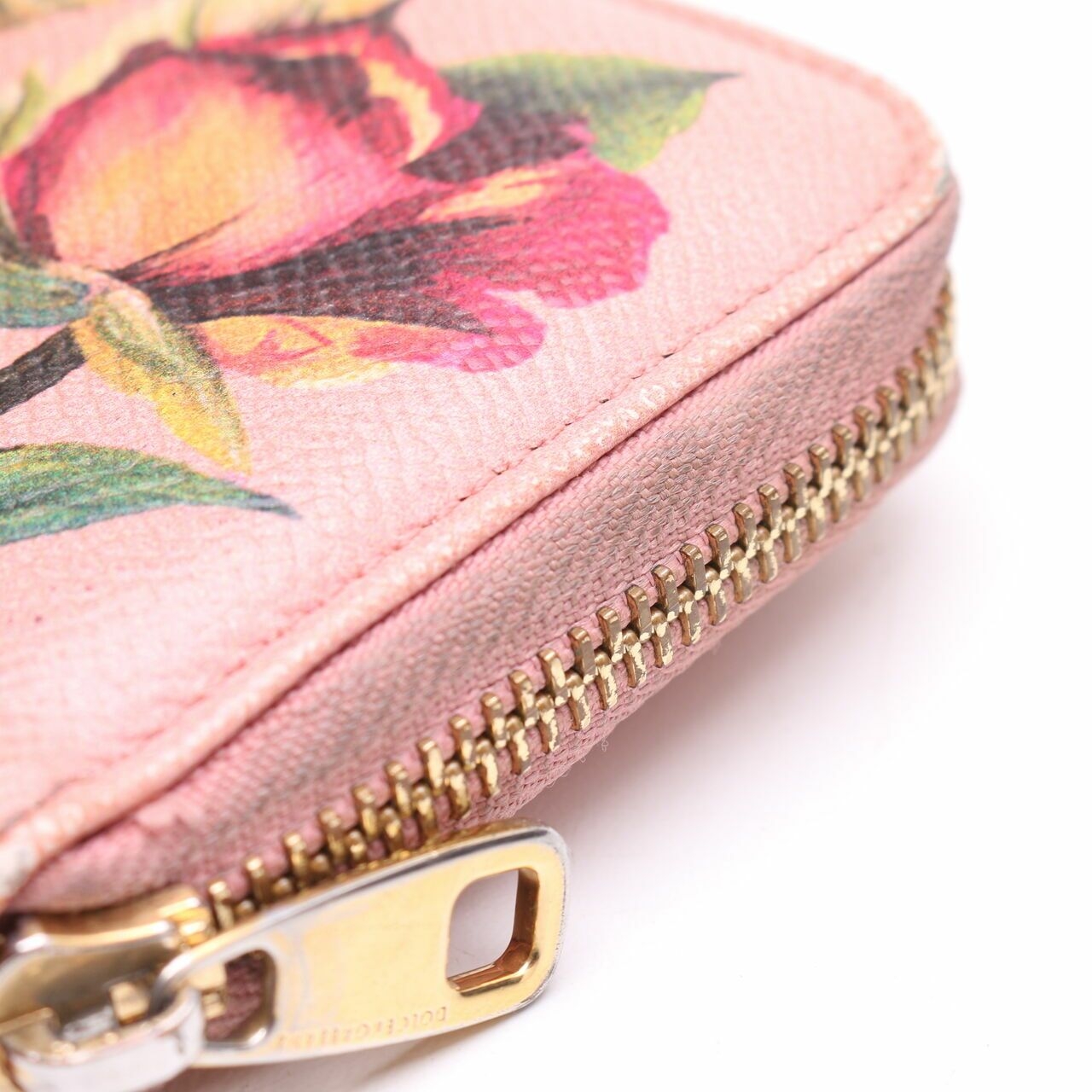 Dolce Gabbana Pink Floral Wallet