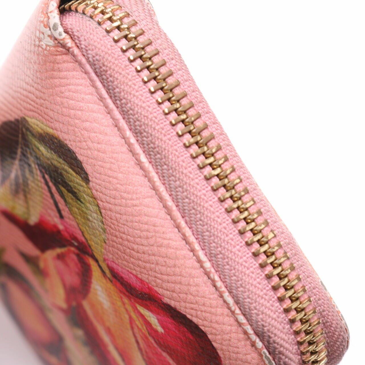 Dolce Gabbana Pink Floral Wallet