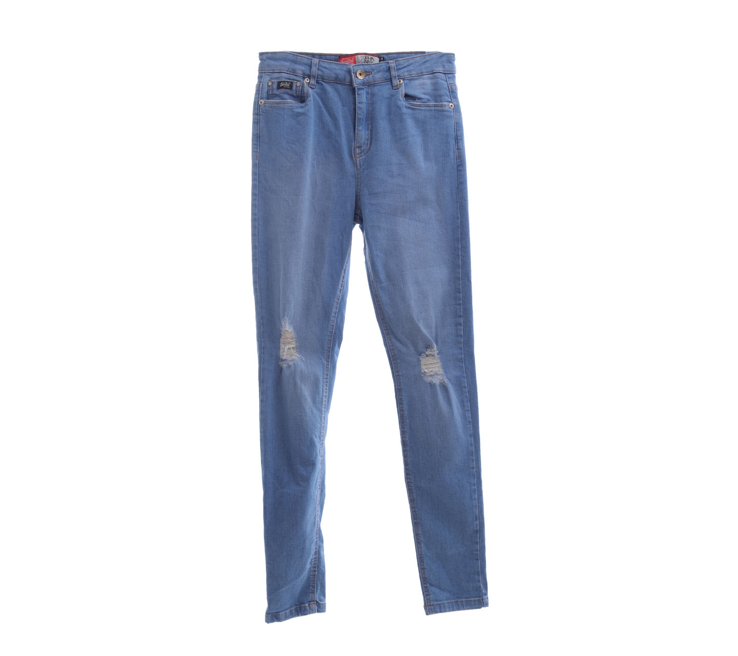 Superdry Light Blue Whased Repped Trousers