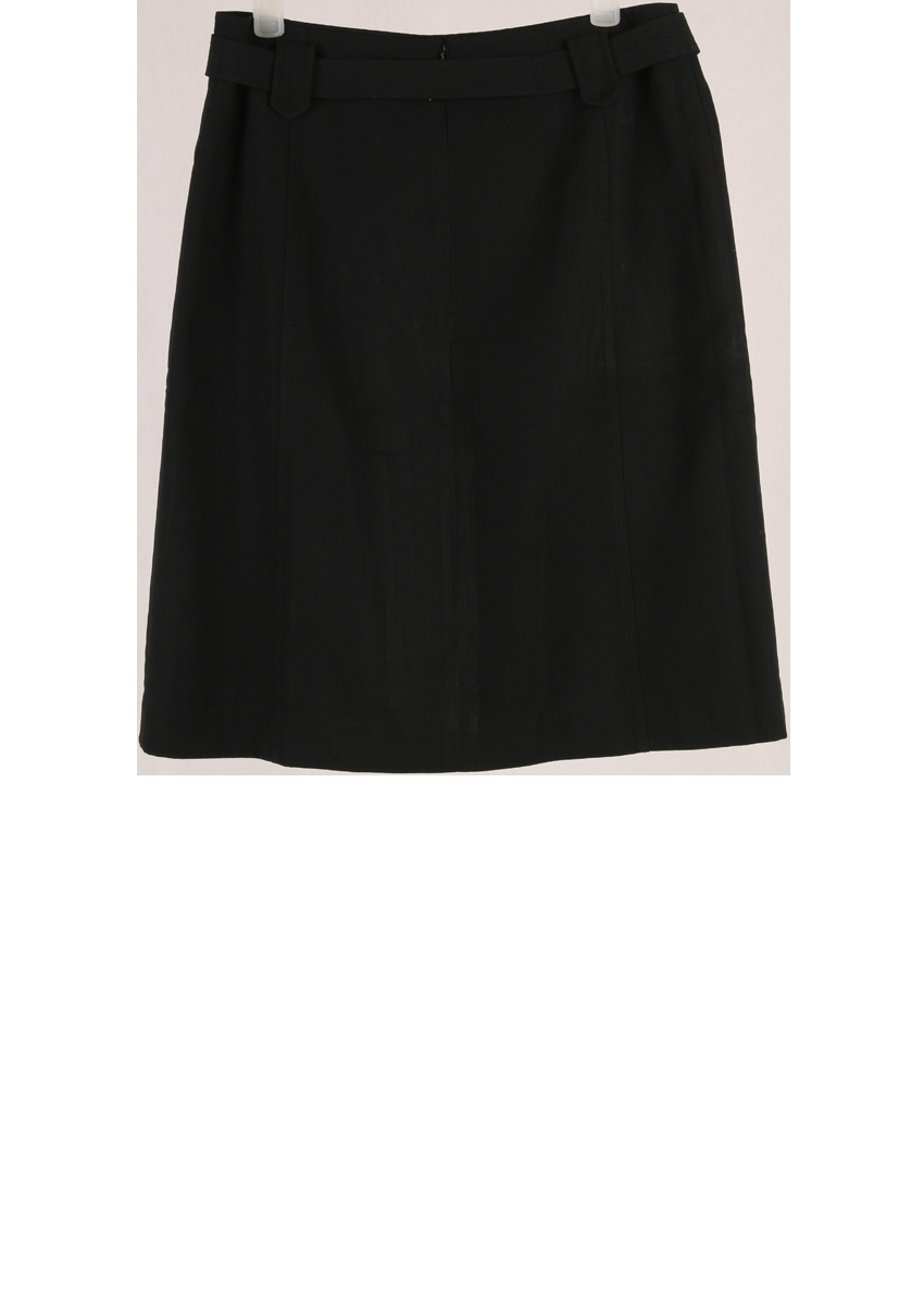 Atmosphere Black Belted Skirt