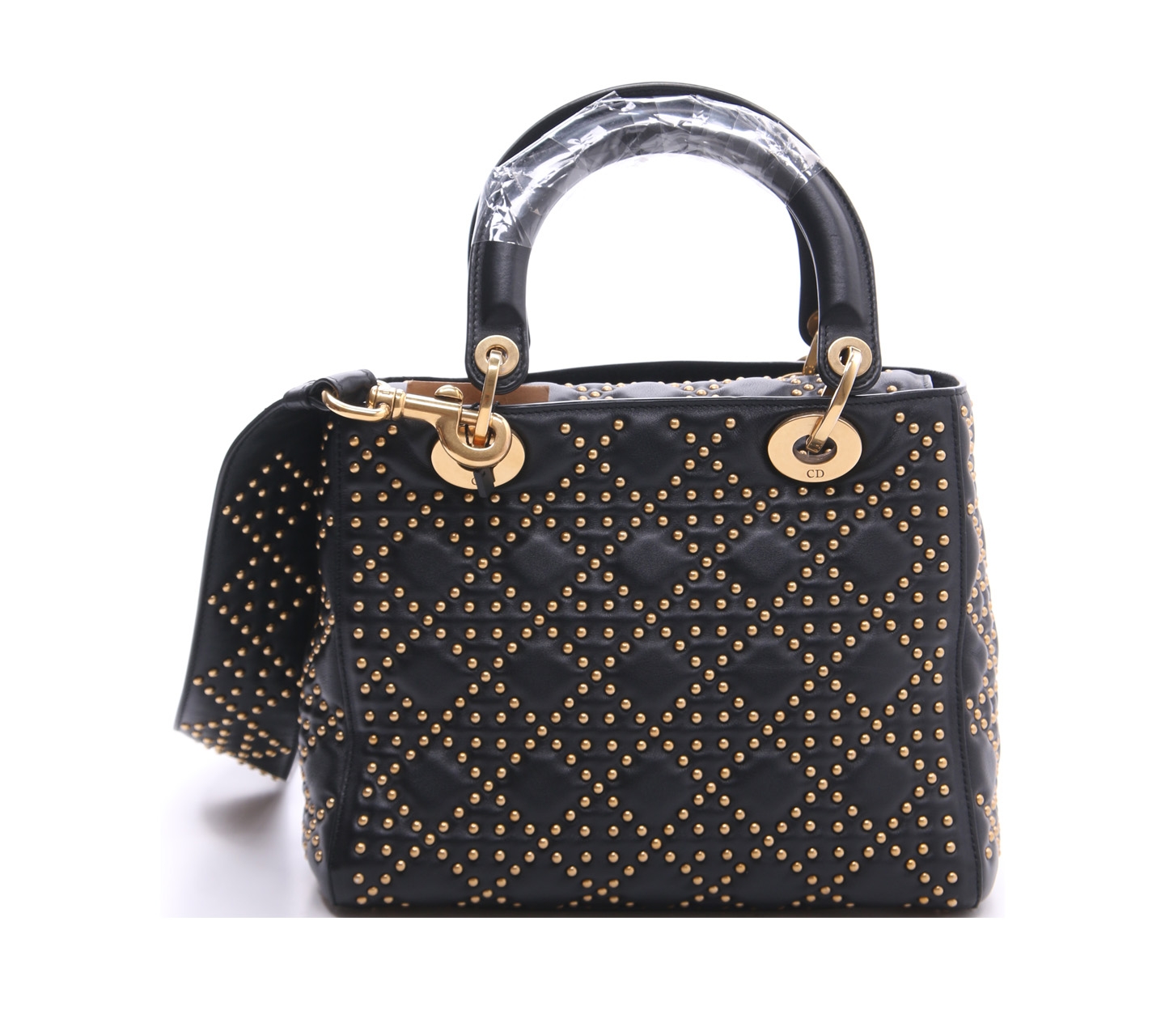 Christian Dior Black Lady Dior Satchel