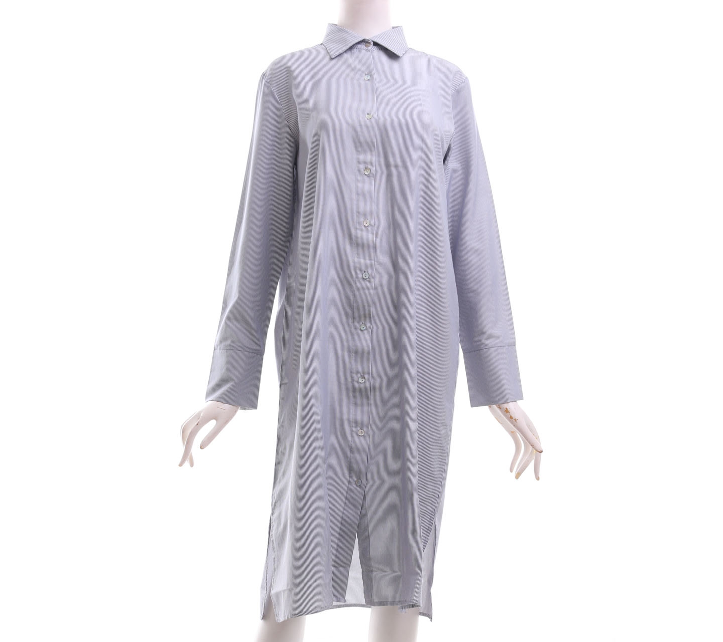 Shop At Velvet Grey & White Tunic Shirt