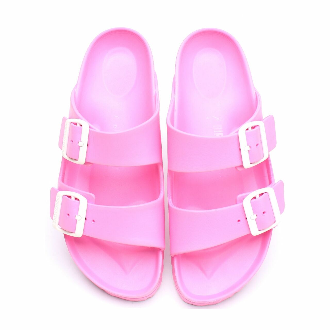 Birkenstock Pink Neon Arizona Essentials Sandals