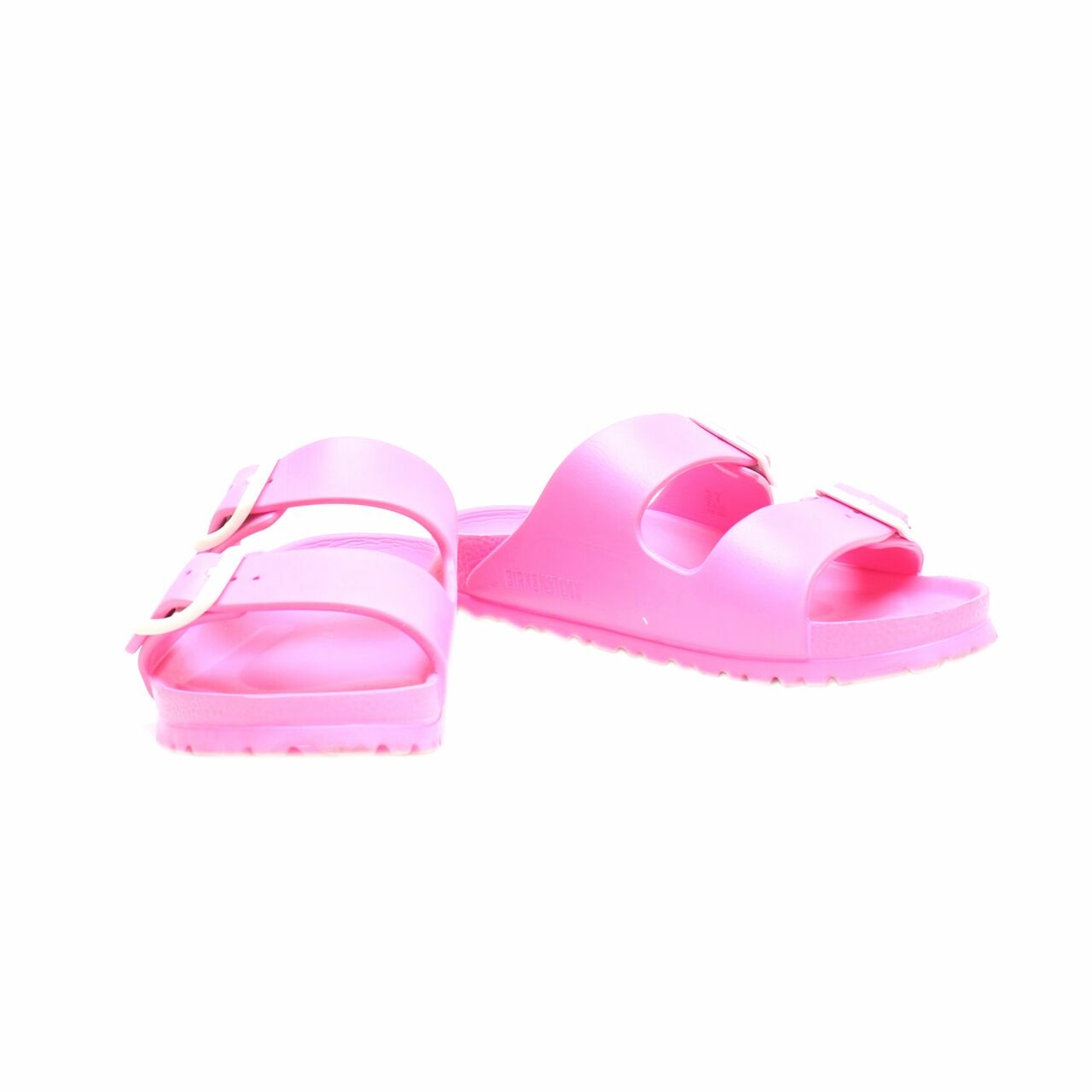 Birkenstock Pink Neon Arizona Essentials Sandals