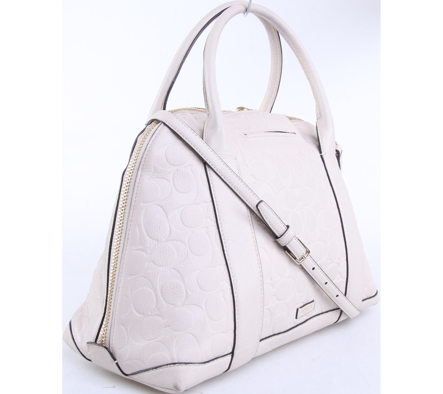 Coach Beige Satchel