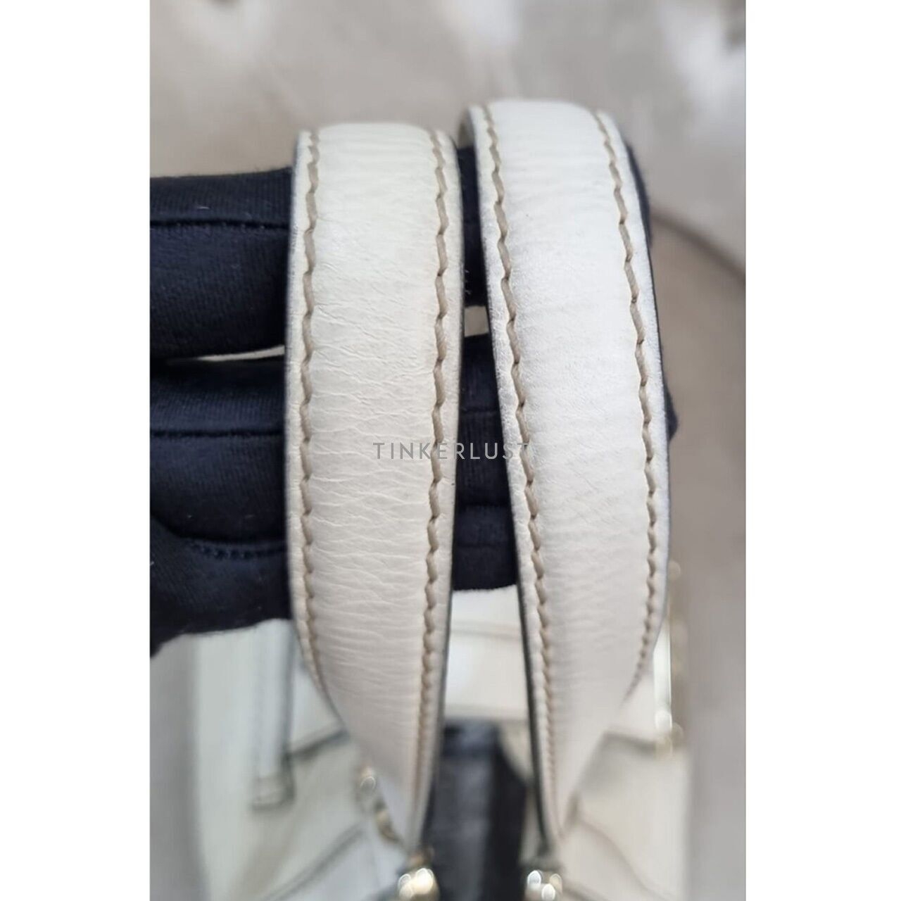 Gucci Guccisima Leather Broken White LGHW Handbag