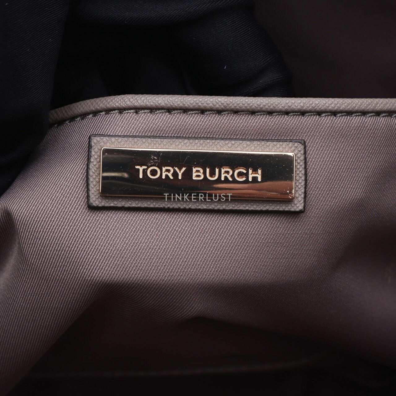 Tory Burch Robinson Double Zip Tote Gray Heron