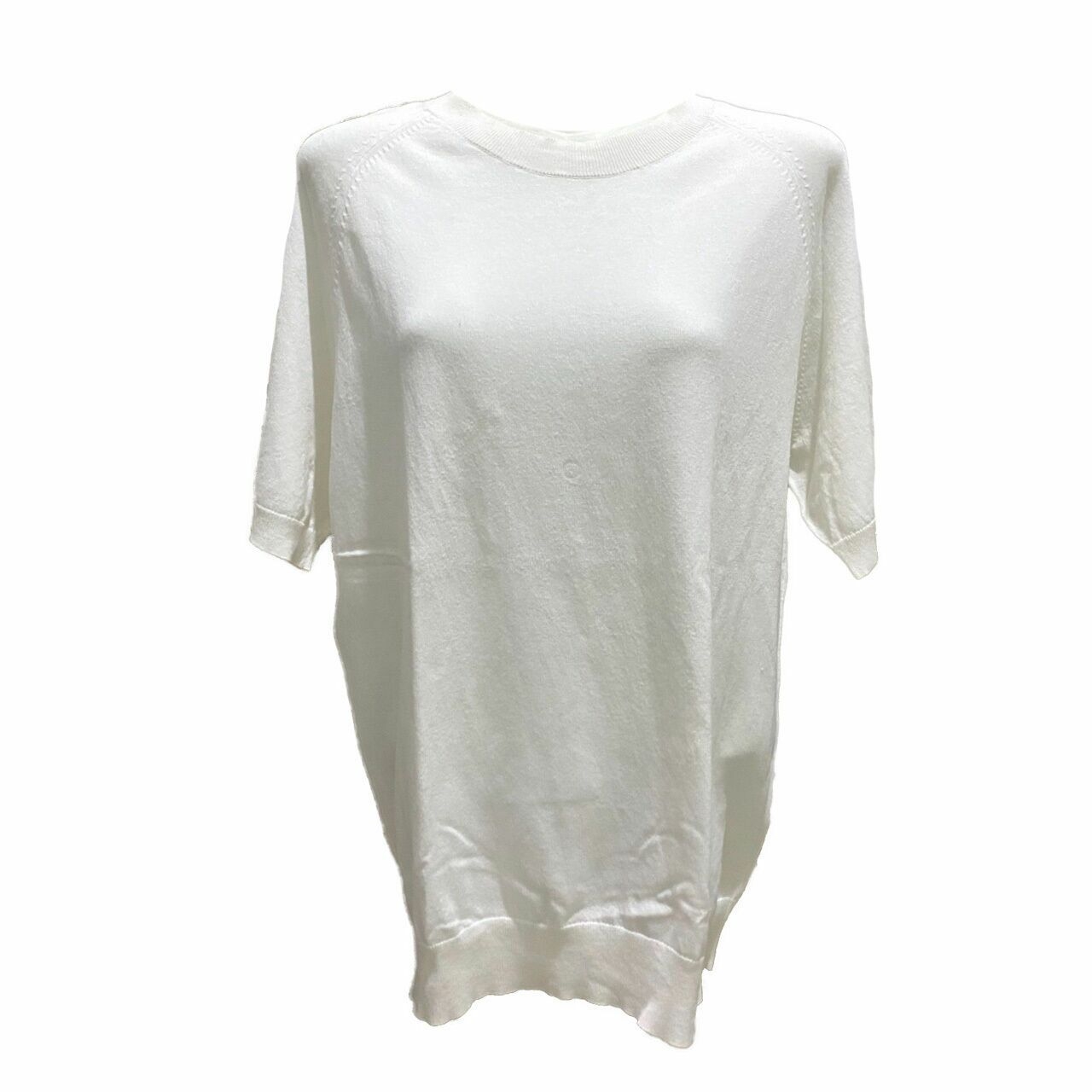 Uniqlo White Organic Blouse