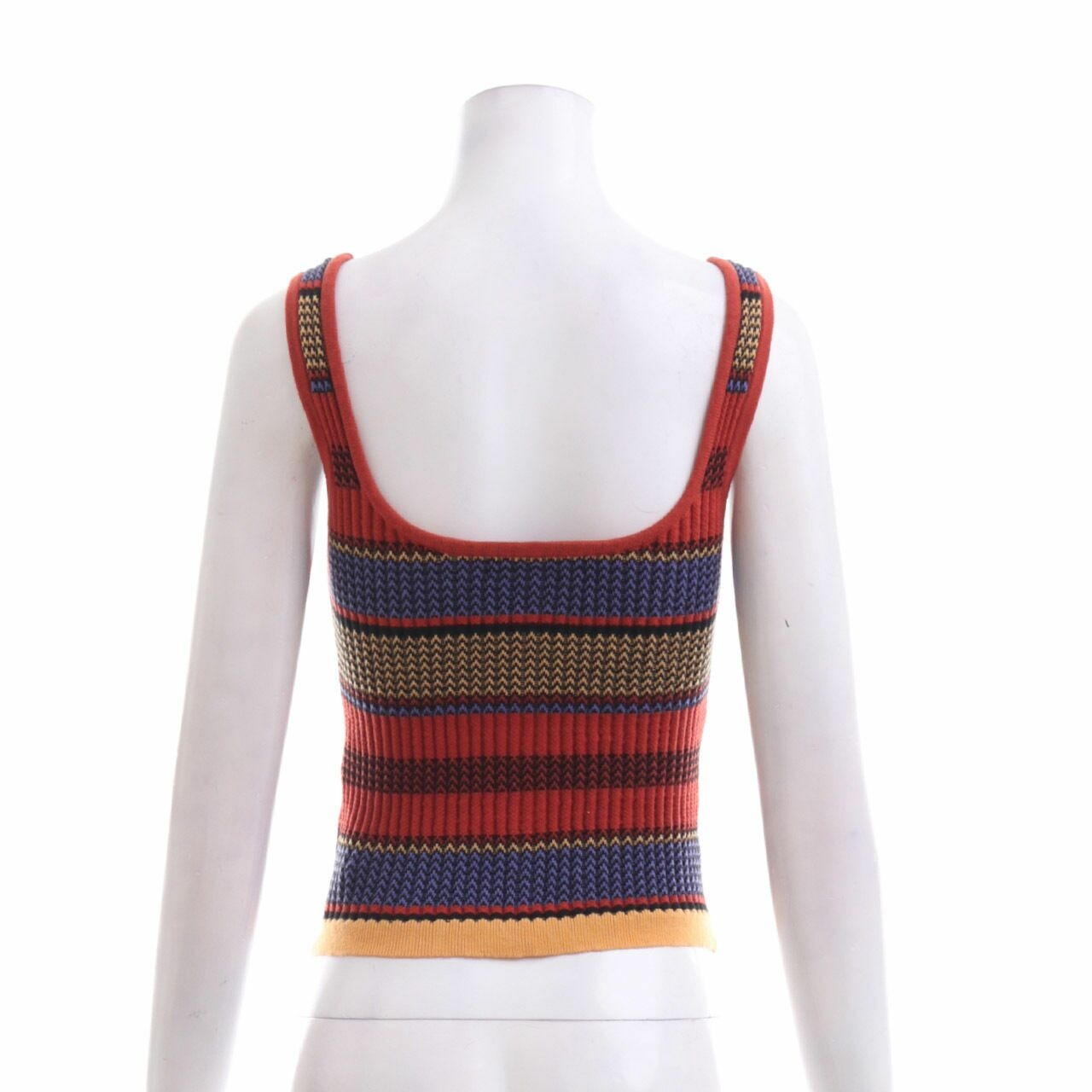 Forever 21 Multicolor Knit Cropped Sleeveless