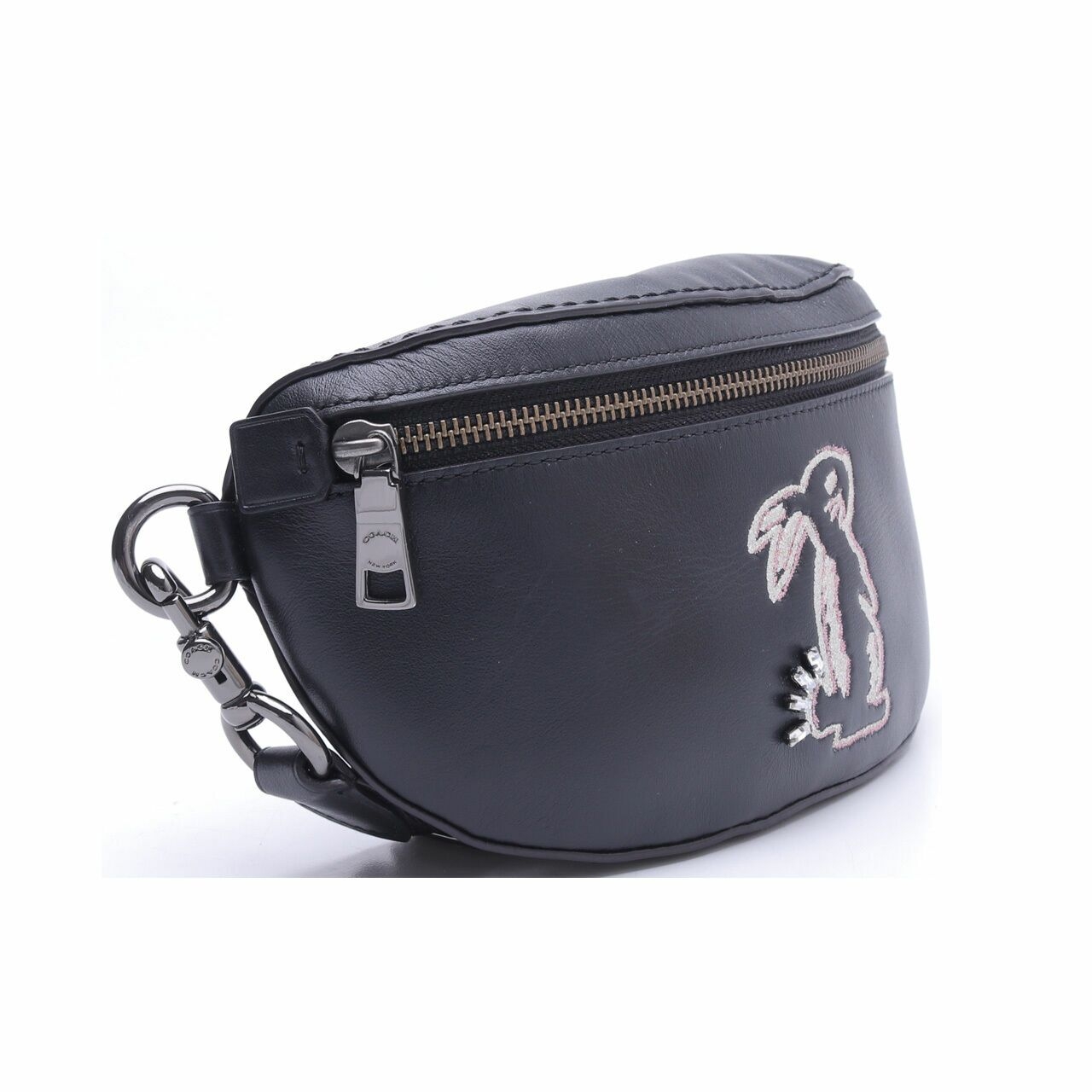 Coach Selena Bunny Black Belt Bag