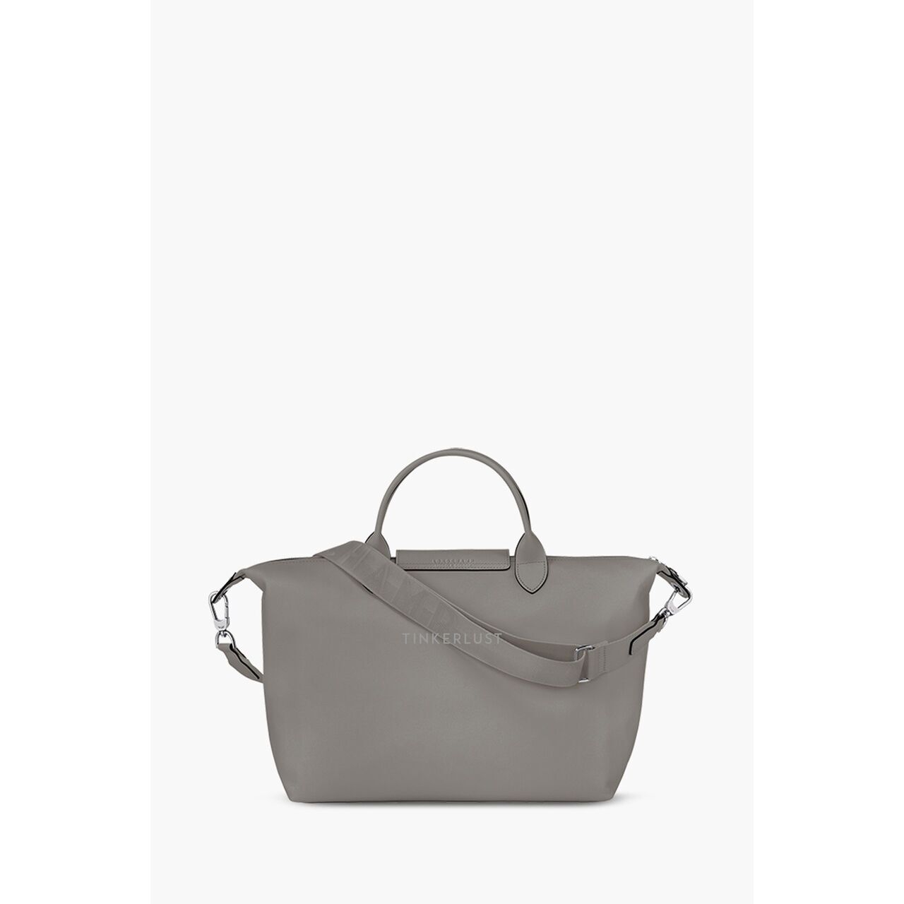 Longchamp Large Le Pliage Xtra Handbag in Turtledove Leather Satchel Bag