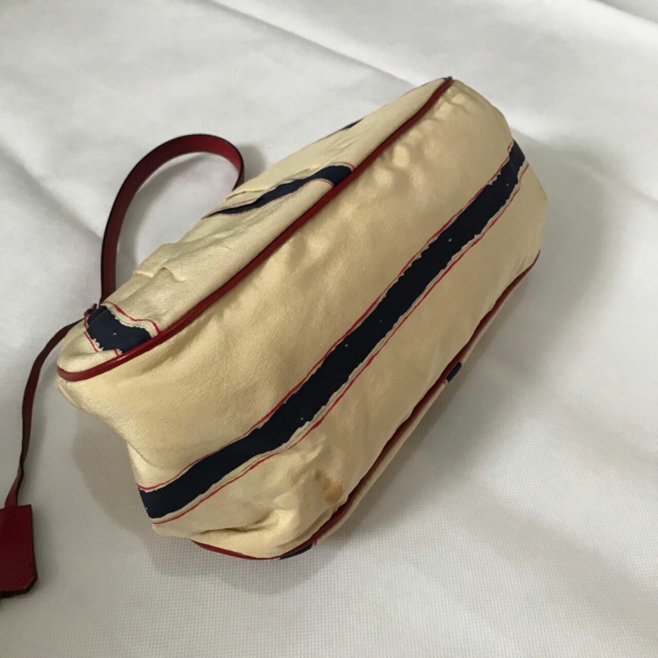 Prada White Multi Vintage Handbag