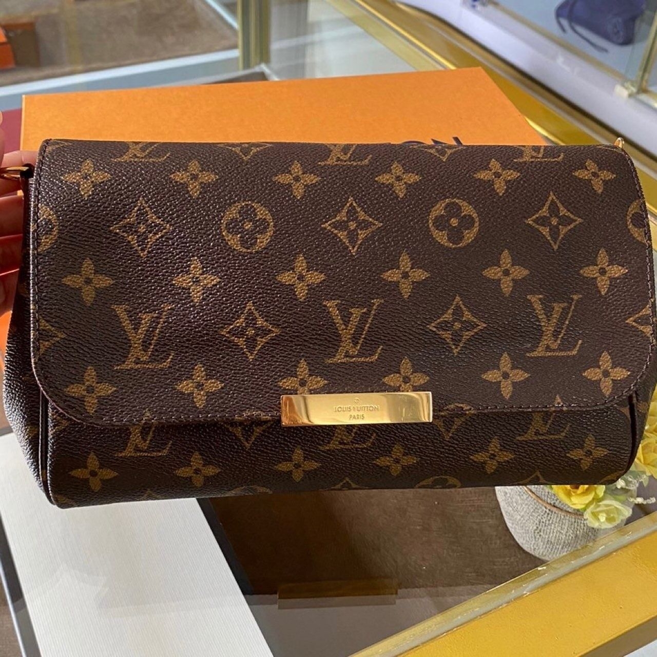 Louis Vuitton Monogram Favorite MM GHW Sling Bag