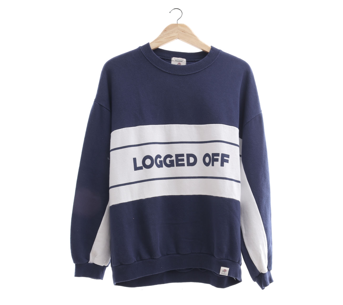 Pull & Bear Navy & White Sweater