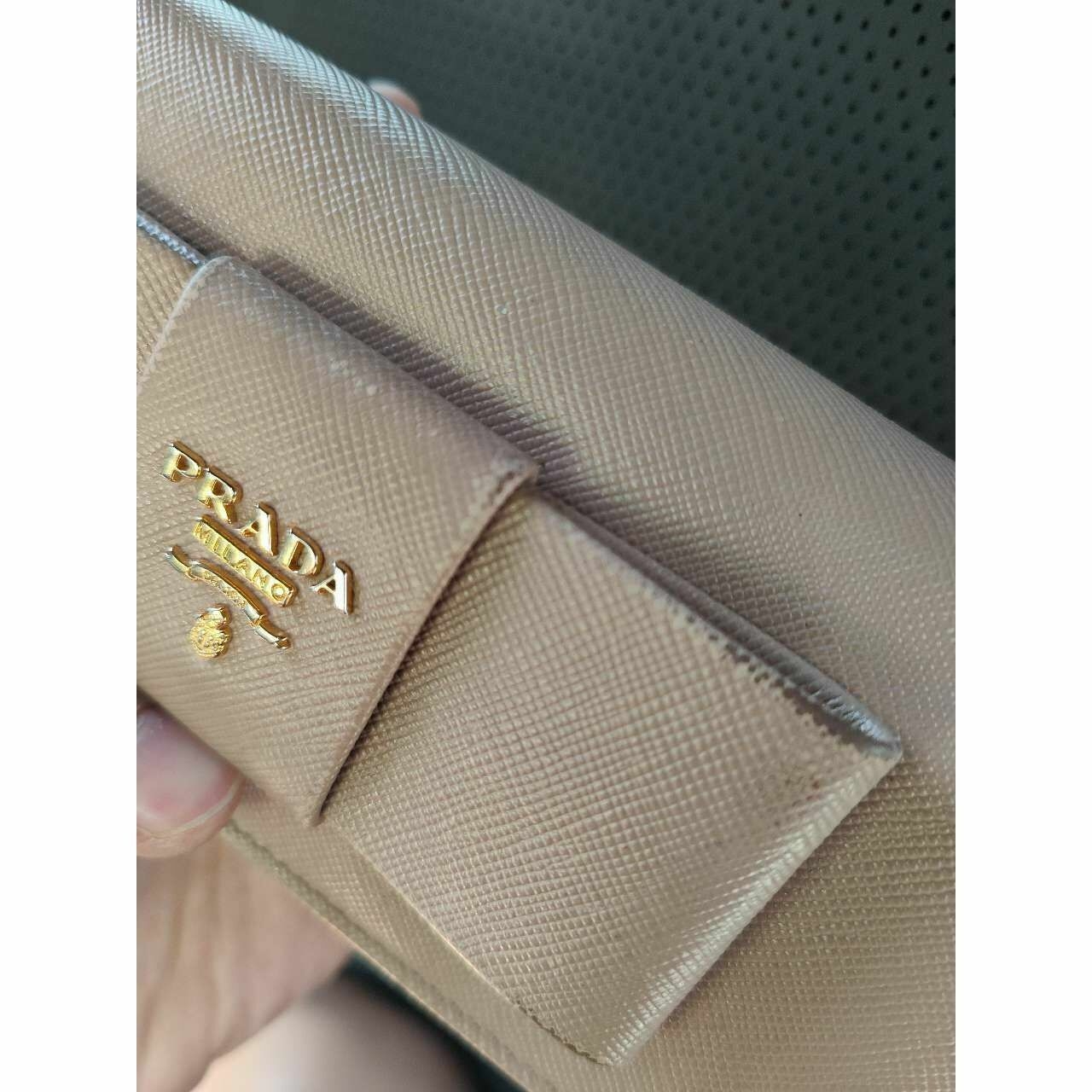 Prada Beige & Pink Dompet