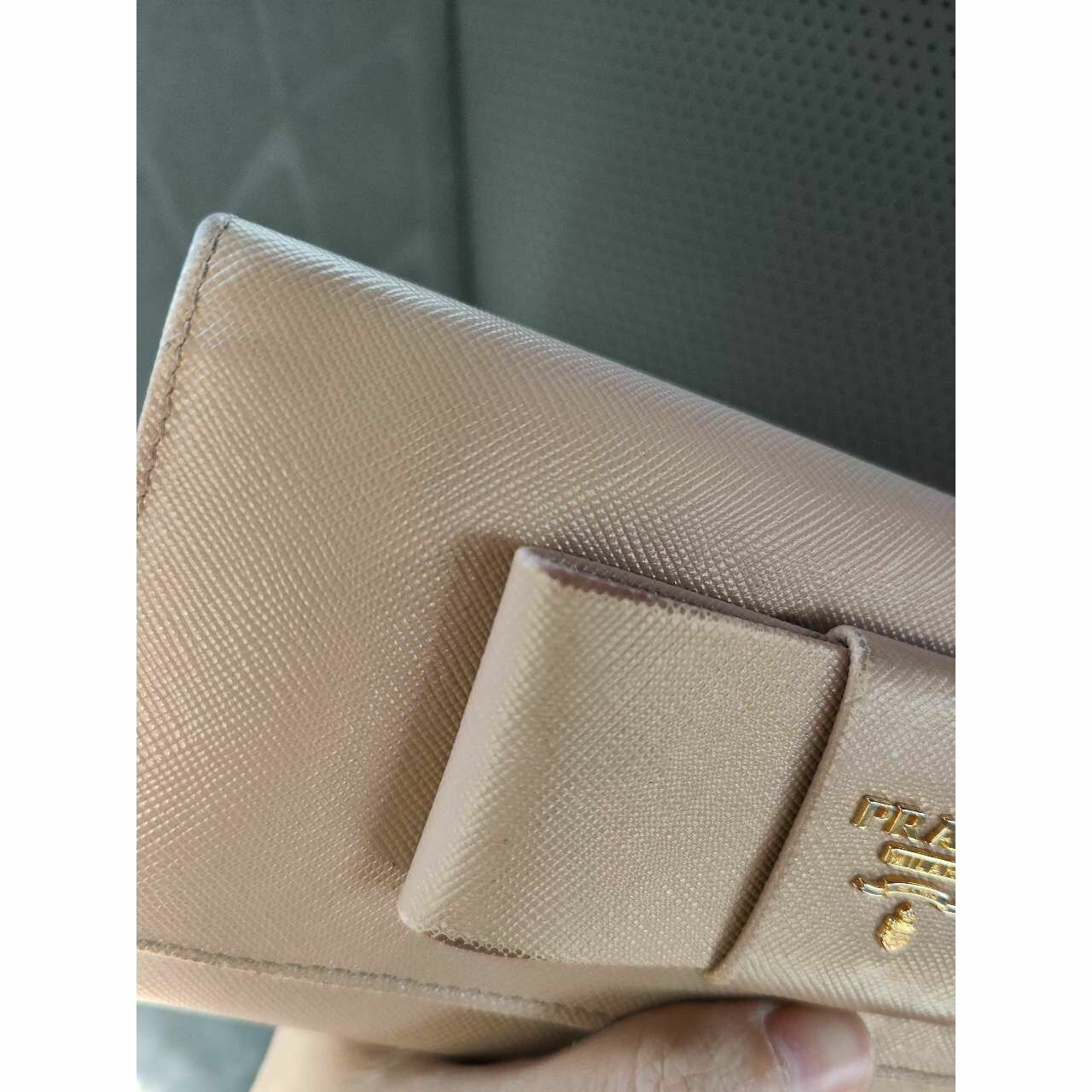 Prada Beige & Pink Dompet