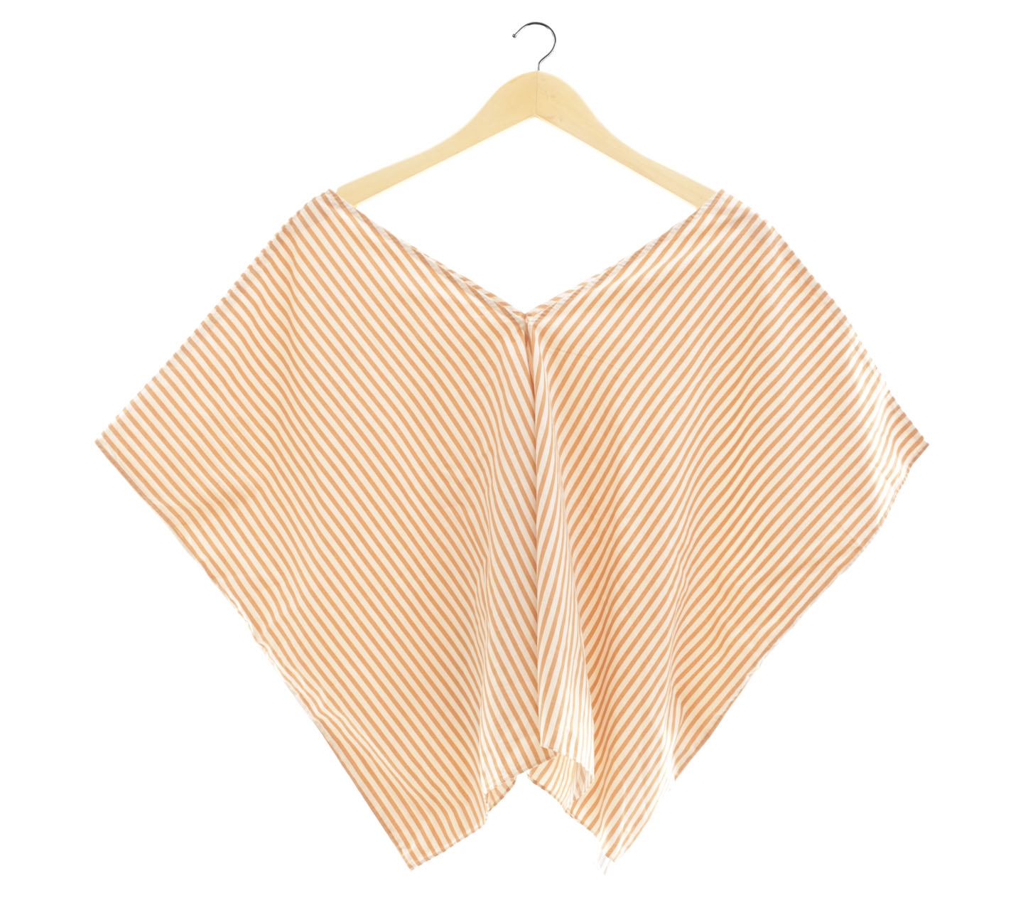 Shop At Velvet Yellow & White Striped V-Neck Blouse