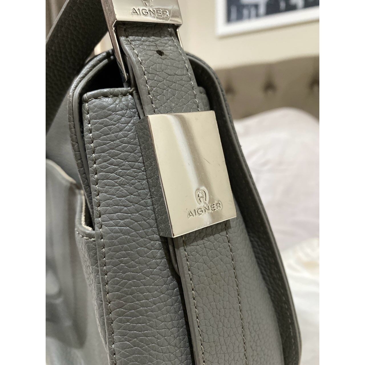 Aigner Grey Sling Bag