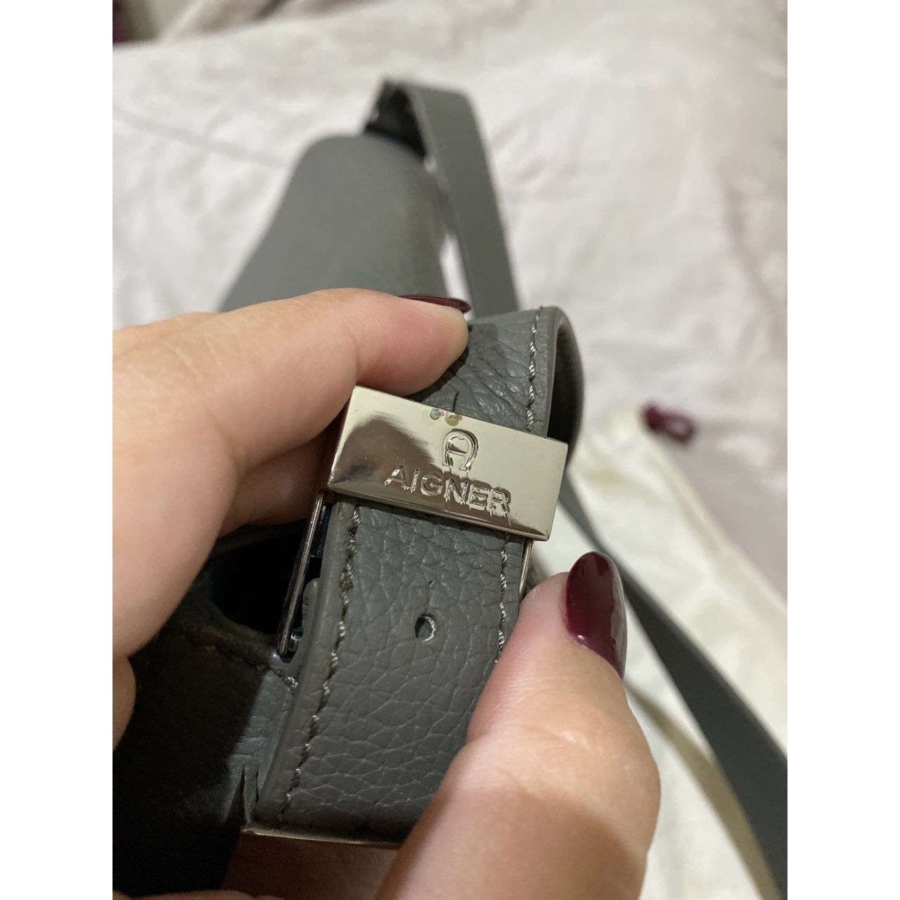 Aigner Grey Sling Bag