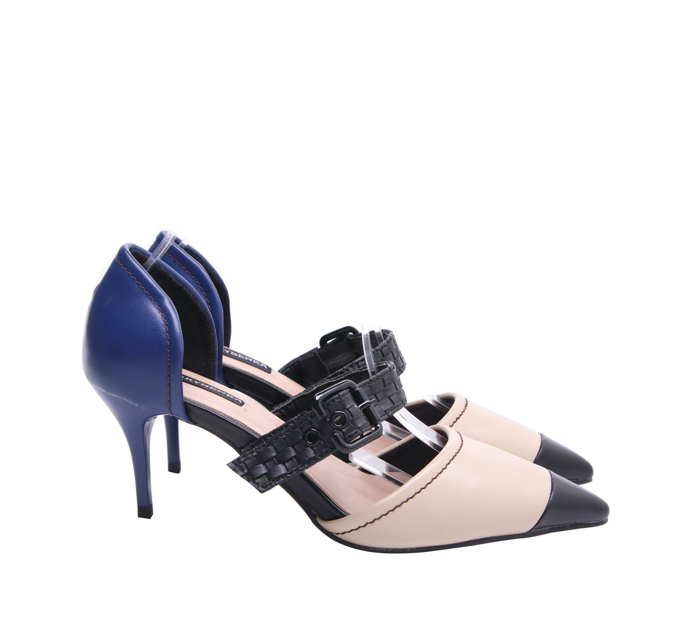 Berrybenka Beige & Blue Heels