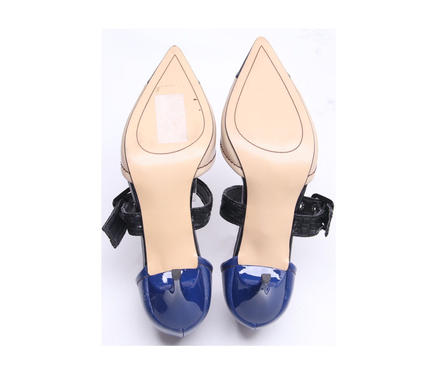 Berrybenka Beige & Blue Heels