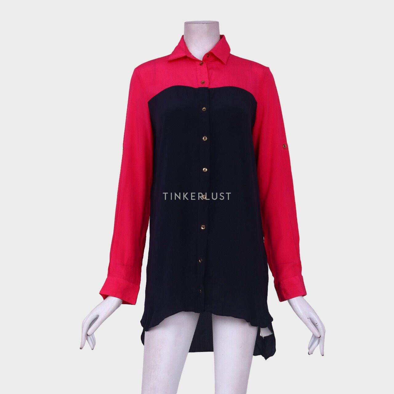 Private Collection Black & Pink Blouse