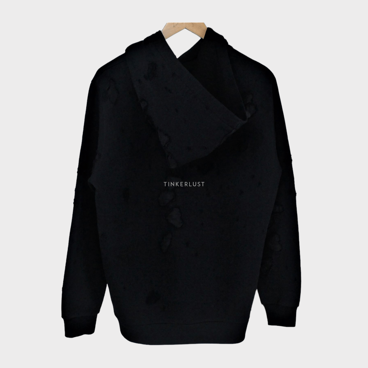 Givenchy Destroyed Hoodie Black Sweater