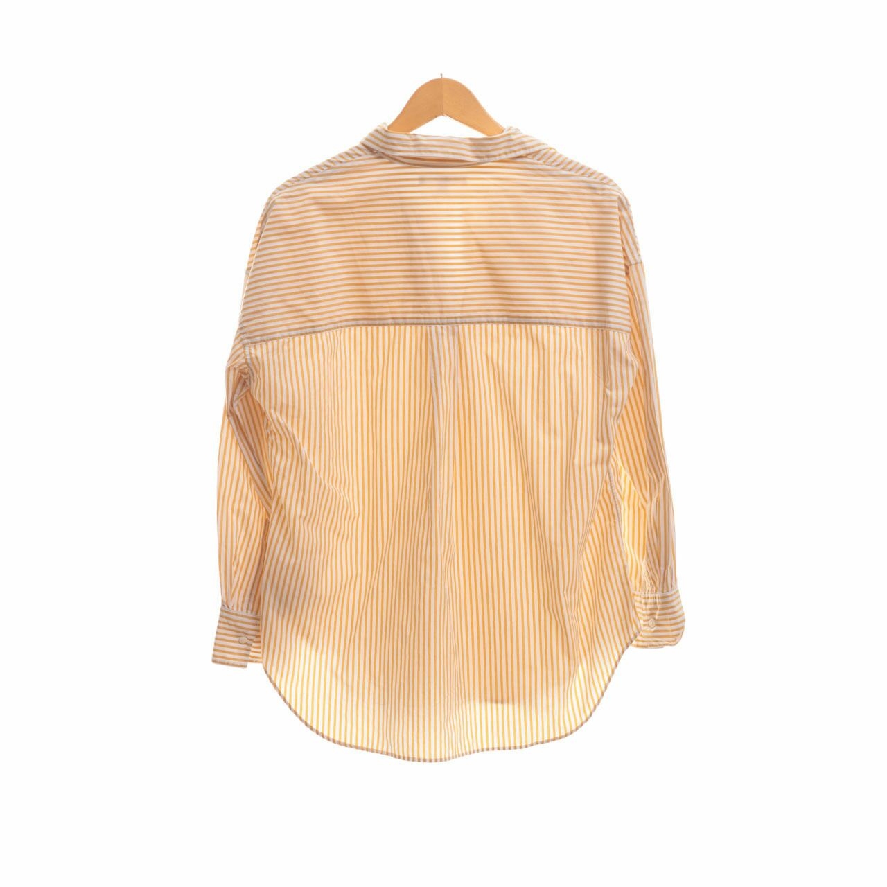 UNIQLO Yellow Stripes Blouse