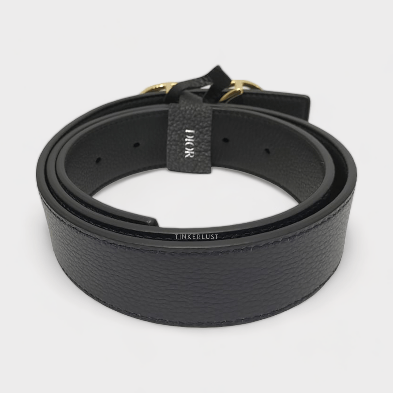 Christian Dior Navy GHW Belt 