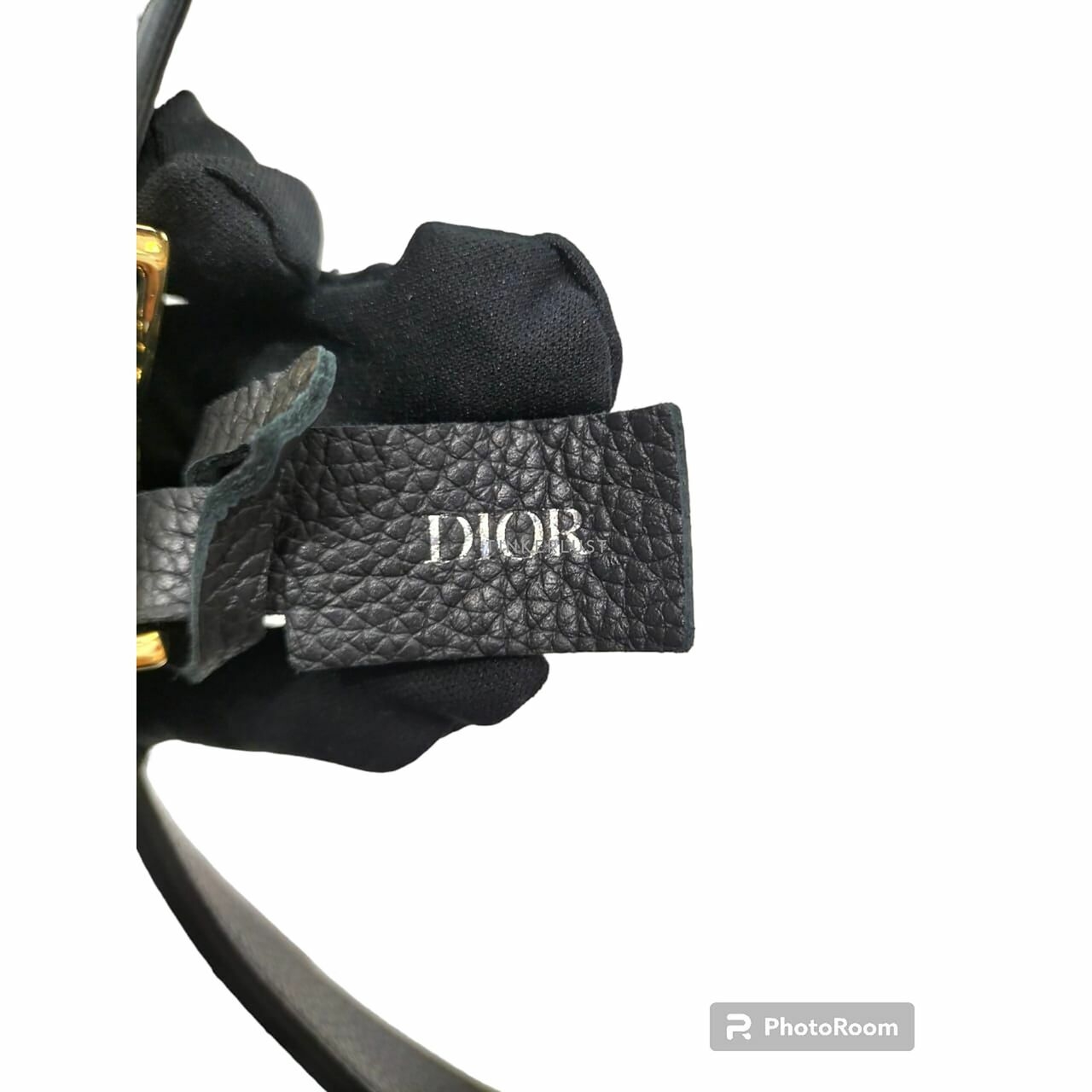 Christian Dior Navy GHW Belt 