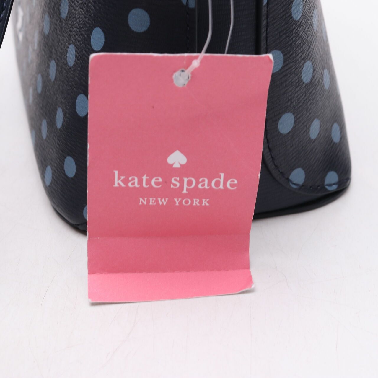 Kate Spade x Disney Alice in Wonderland Polkadot Navy Dome Crossbody Bag