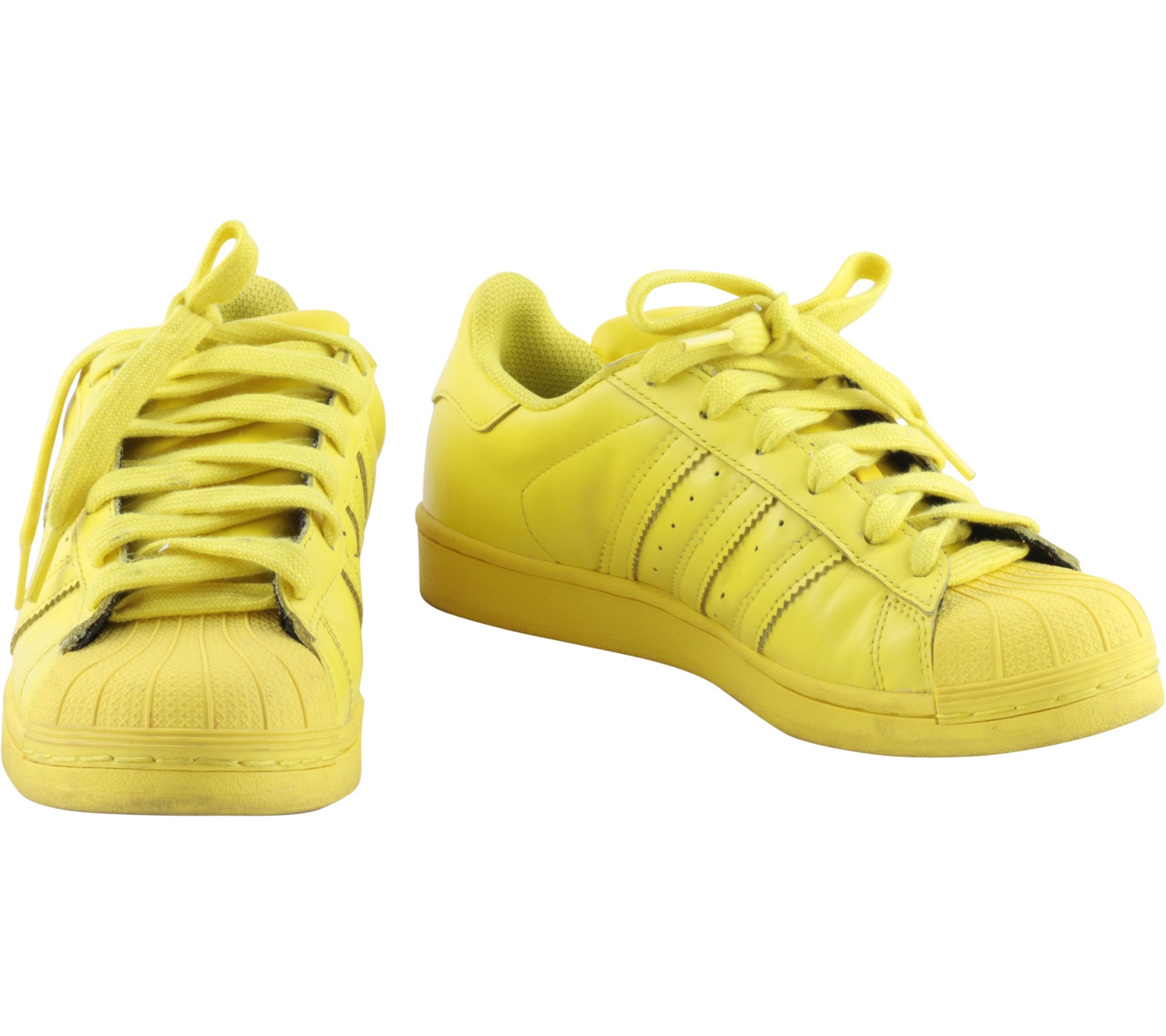 Adidas Yellow Superstar Sneakers