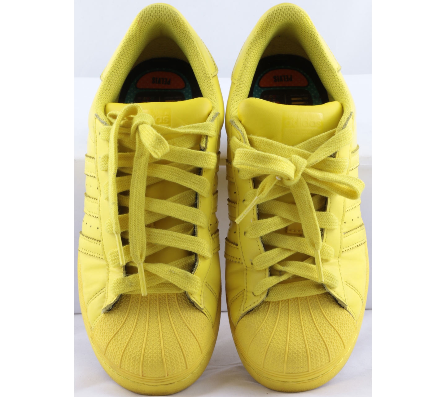 Adidas Yellow Superstar Sneakers