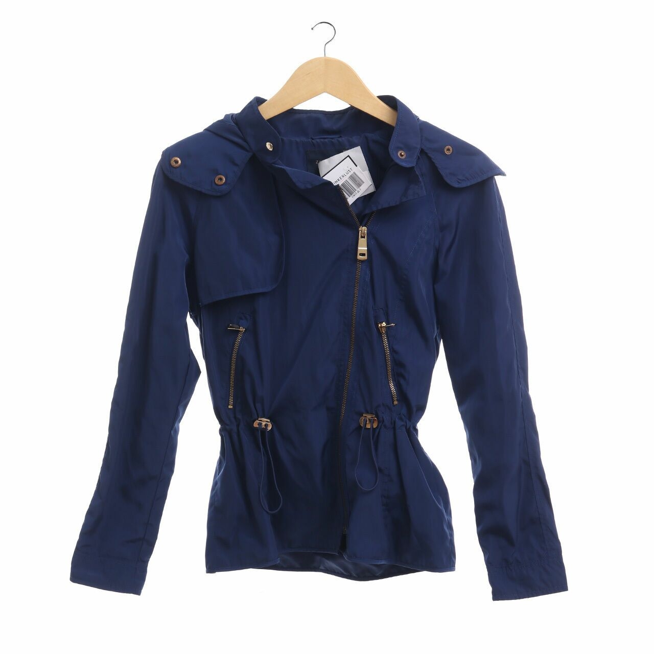 Zara Dark Blue Hoodie Jacket