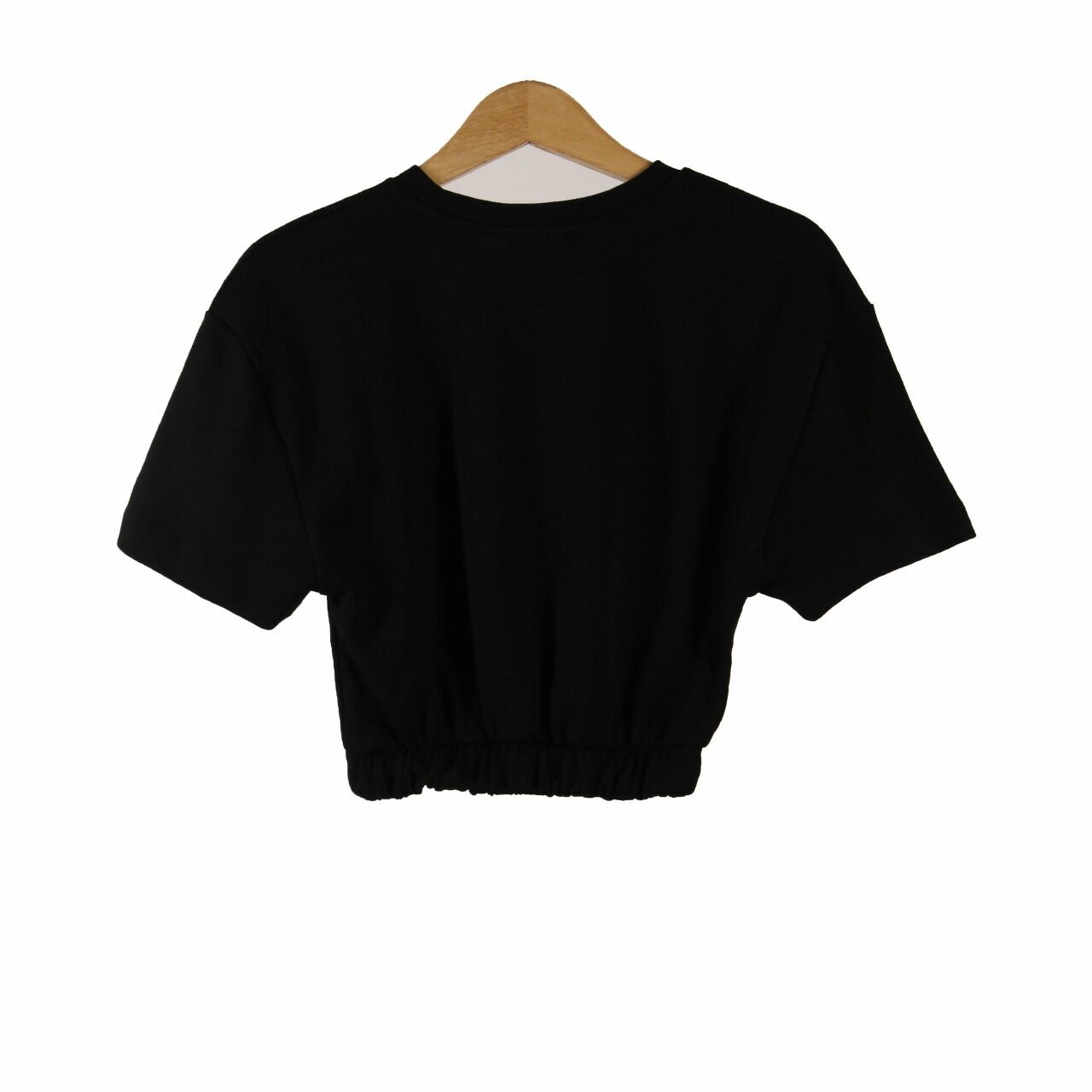 Zara Black T-Shirt Cropped