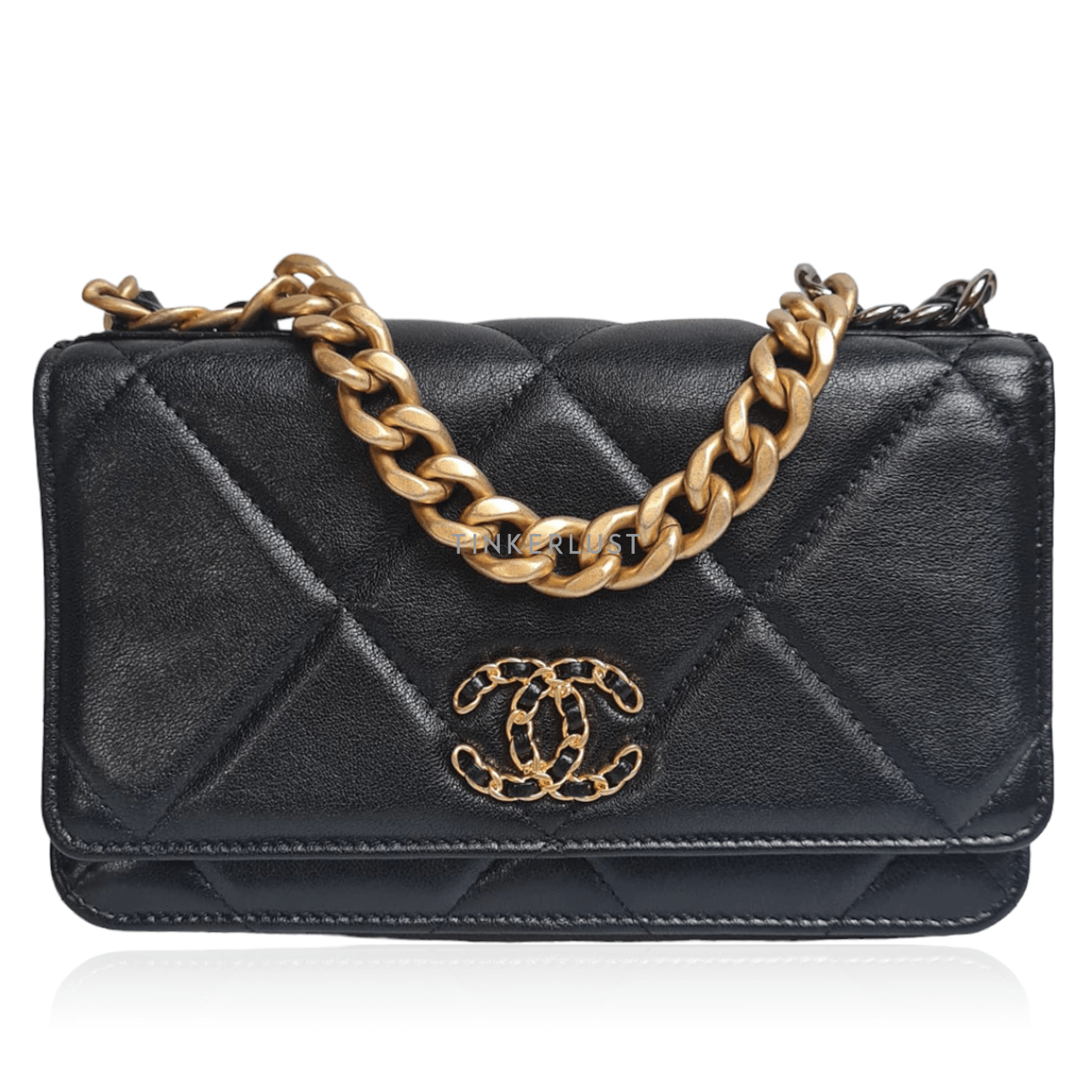 Chanel Wallet On Chain C19 Black Sling Bag