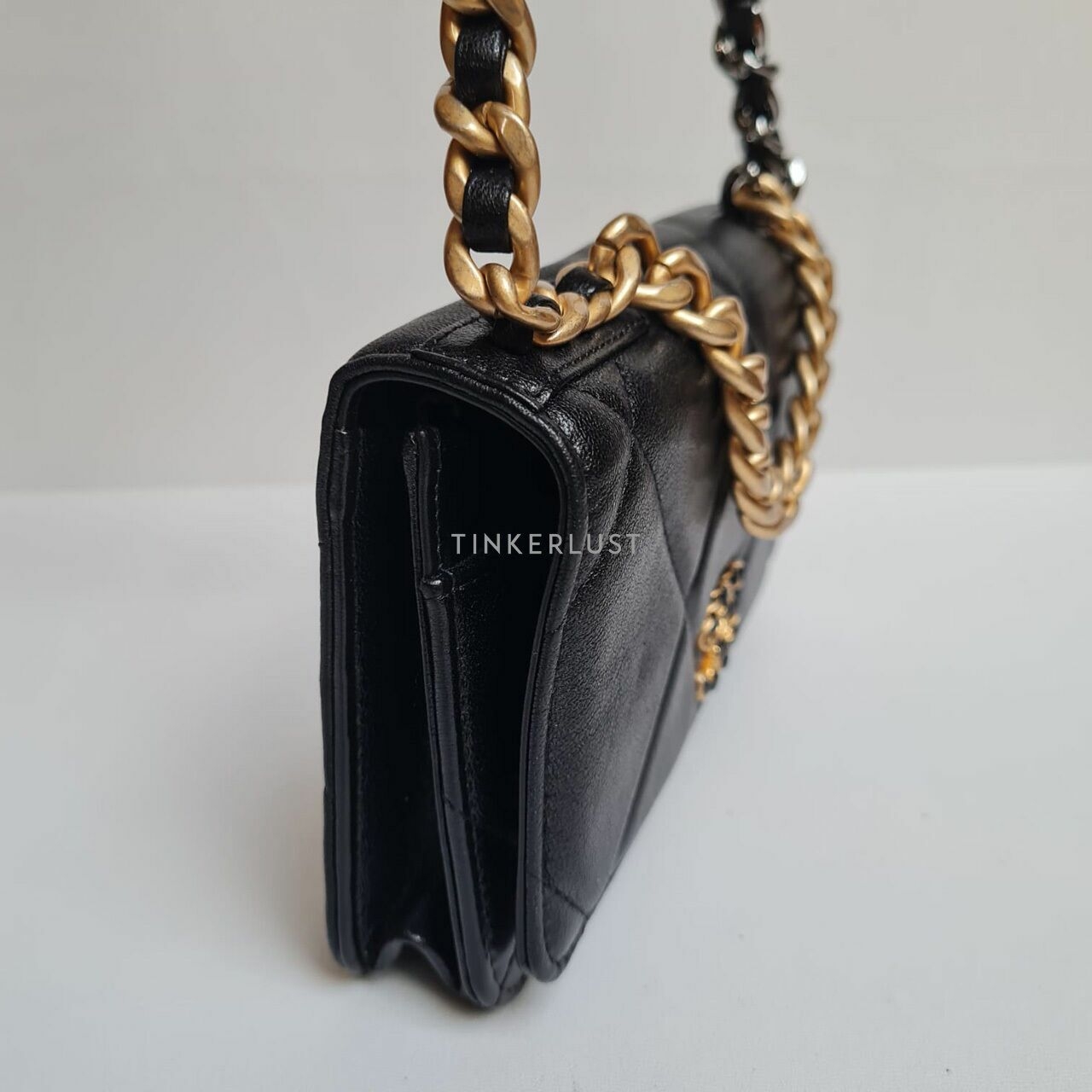 Chanel Wallet On Chain C19 Black Sling Bag