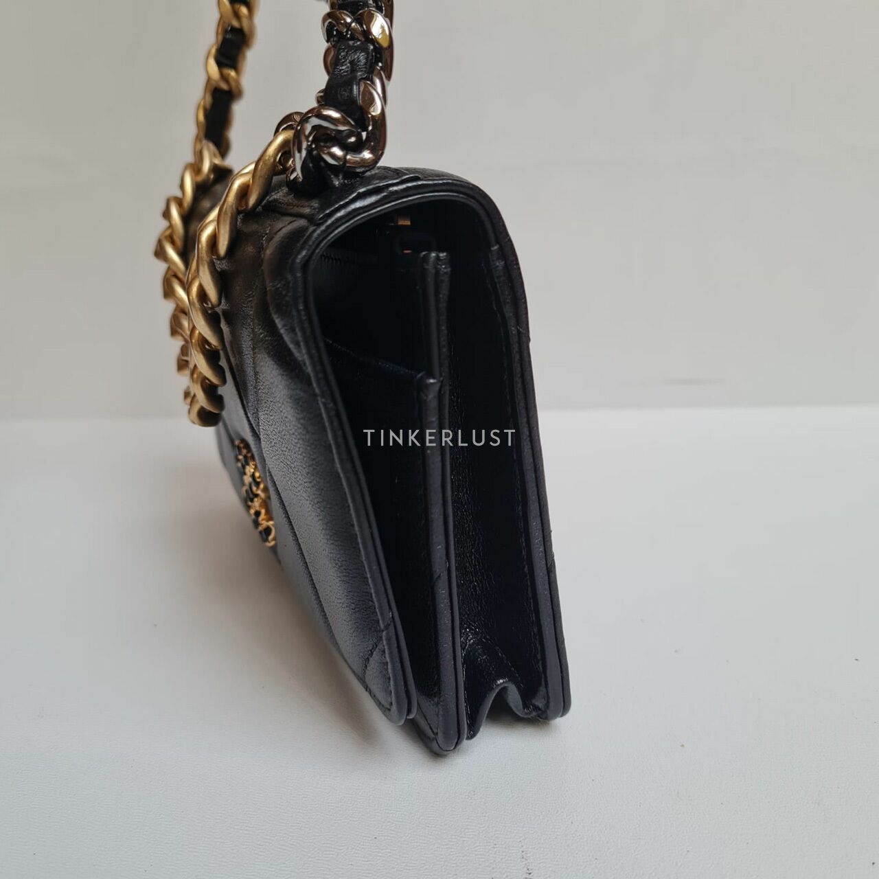 Chanel Wallet On Chain C19 Black Sling Bag