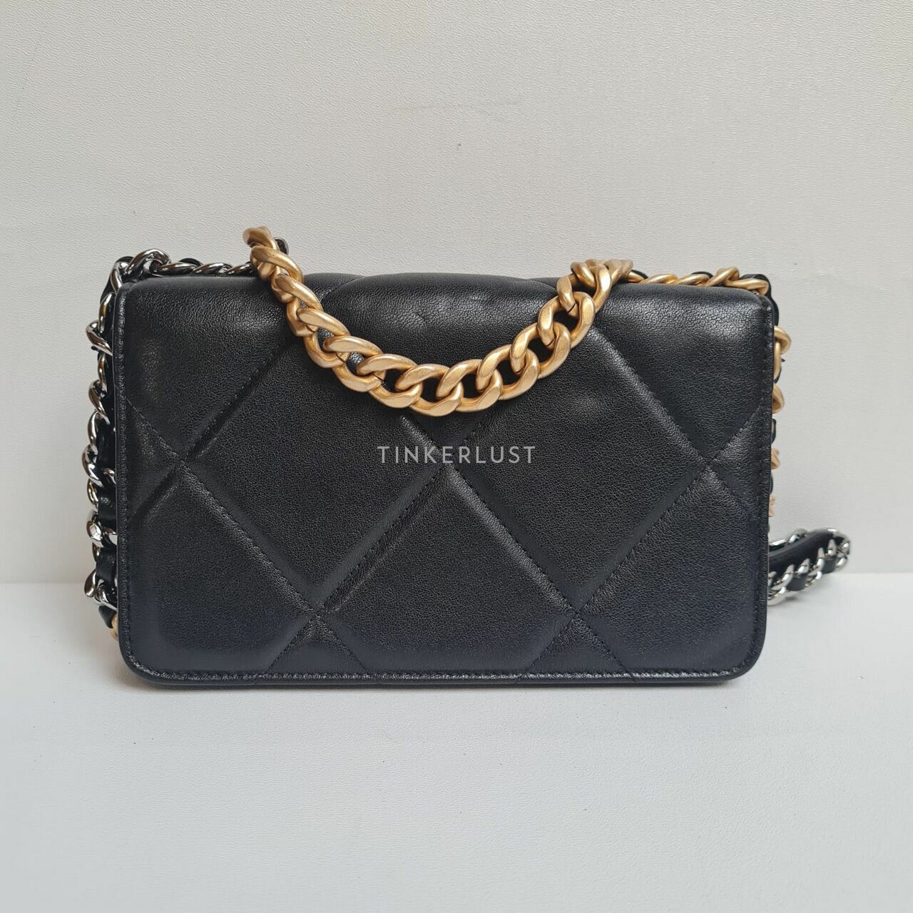 Chanel Wallet On Chain C19 Black Sling Bag