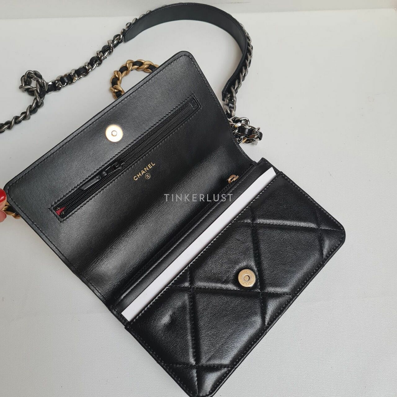 Chanel Wallet On Chain C19 Black Sling Bag